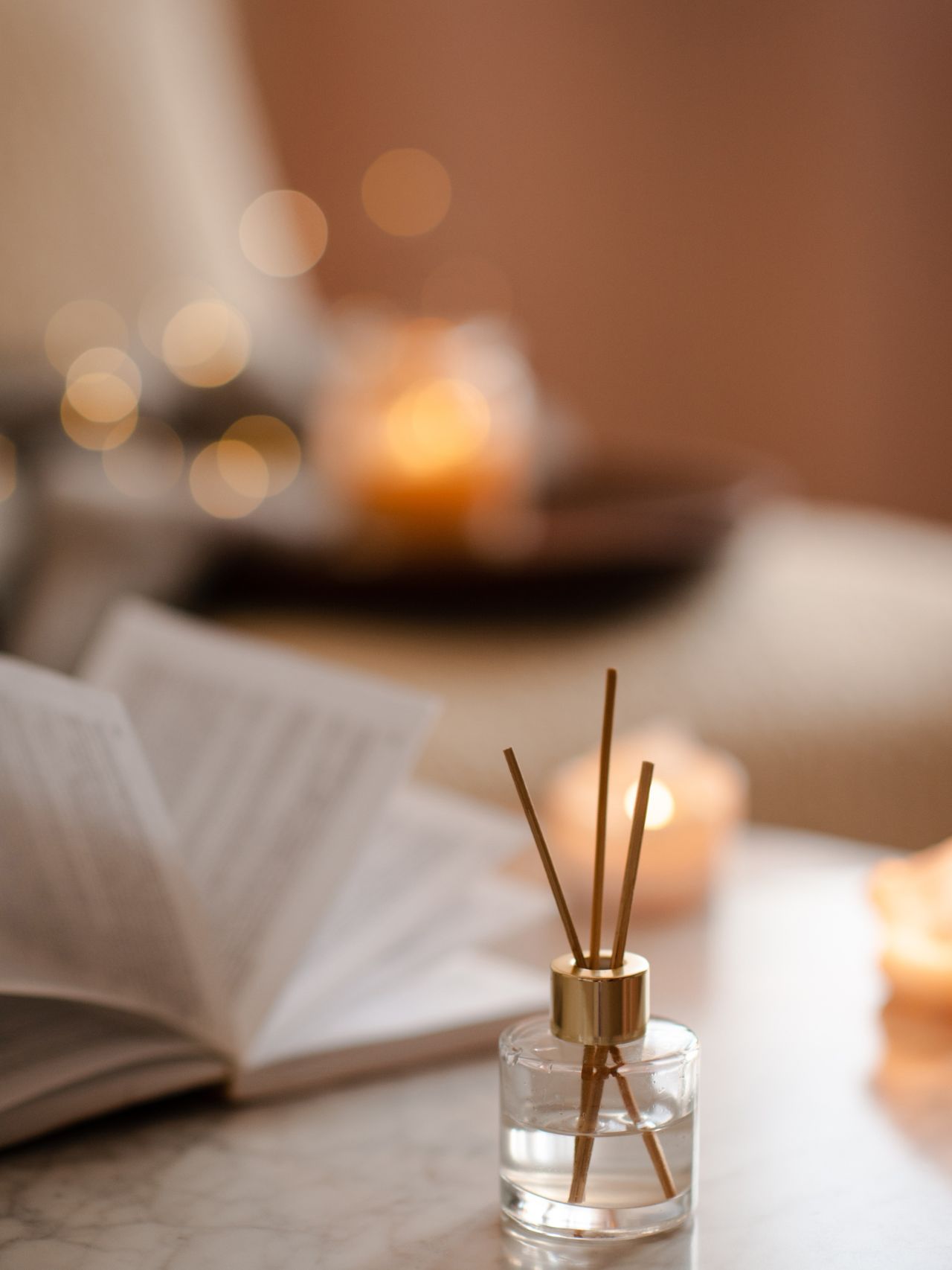Photographic image: reed diffuser