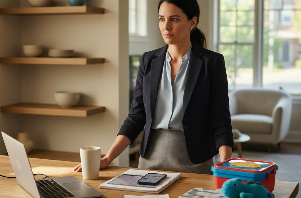 Woman looking quietly overwhelmed representing IFS therapy for women carrying too much responsibility